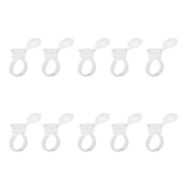 Beauty Built - Tattoo Ink Ring Cups Tattoo Pigment Holder Container Permanent Makeup Tool - 40pcst Makeup Tool - 40pcs Beauty Built